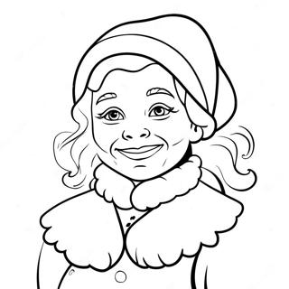 Mrs Claus Coloring Page 10407-8539