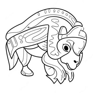 Buffalo Bills Logo Coloring Page 1041-830