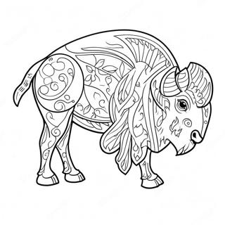 Buffalo Bills Logo Coloring Page 1041-831