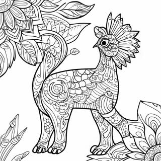 Alebrije Coloring Page 10427-8556