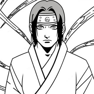 Itachi Coloring Page 10437-8563