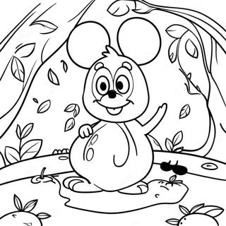 Fall Disney Coloring Page 10467-8588