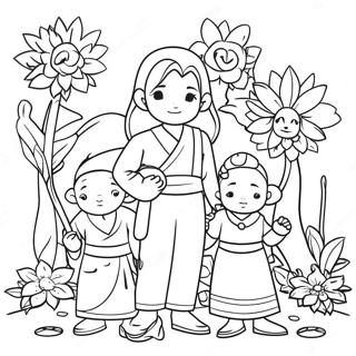 Garten Of Banban 6 Characters Coloring Page 10478-8599