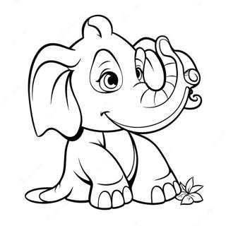 Drunk Elephant Coloring Page 10497-8611