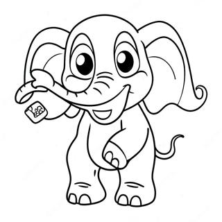 Drunk Elephant Coloring Page 10497-8612