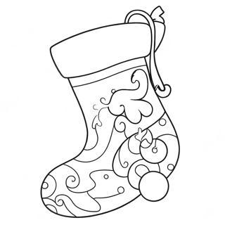 Christmas Stocking Coloring Pages