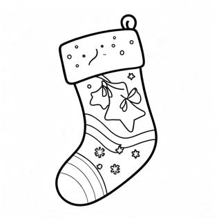 Christmas Stocking Coloring Page 10507-8620