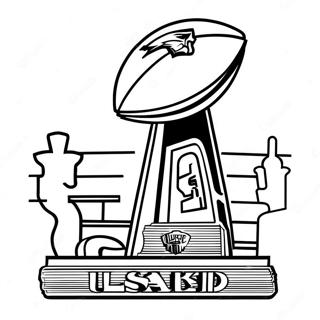 Super Bowl 58 Logo Coloring Page 10517-8627