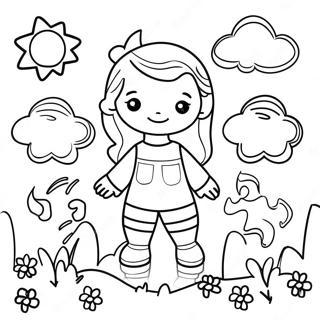 Days Of The Week Coloring Page 10537-8642