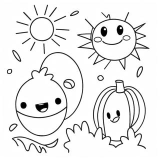 Days Of The Week Coloring Page 10537-8644