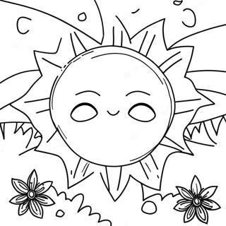 Sunny Monday Coloring Page 10538-8648