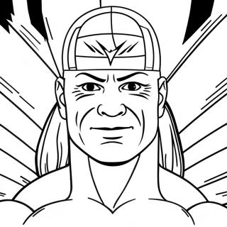 Wwe Coloring Page 10547-8651