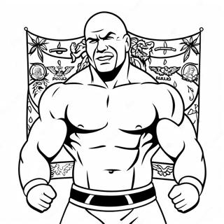 Wwe Coloring Page 10547-8652