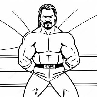 Epic Wwe Wrestler Showdown Coloring Page 10548-8656