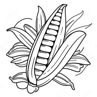 Corn Coloring Pages