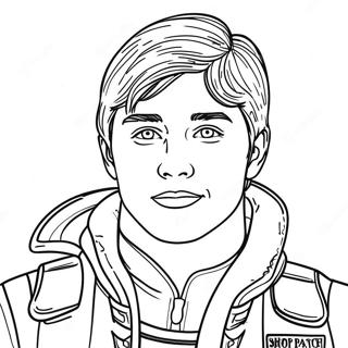 Josh Allen Coloring Page 10567-8667