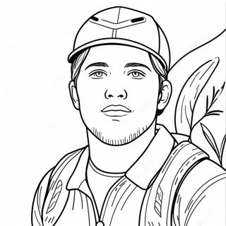 Josh Allen Coloring Page 10567-8668