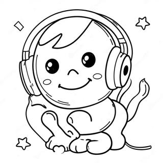 Tik Tok Coloring Page 10577-8675