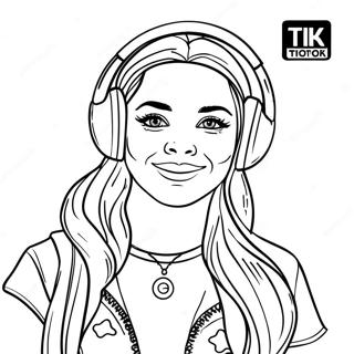 Tik Tok Coloring Page 10577-8676