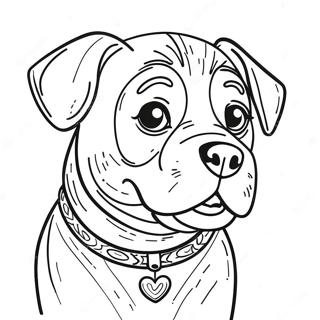 Dog Day Coloring Page 10587-8684