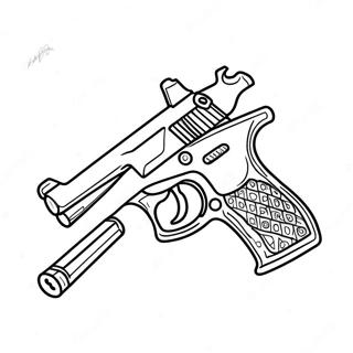 Gun Coloring Pages