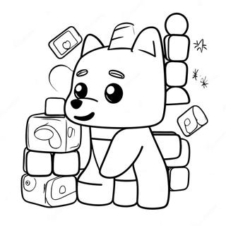 Alphablocks Coloring Page 10657-8738