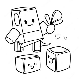 Alphablocks Coloring Page 10657-8739