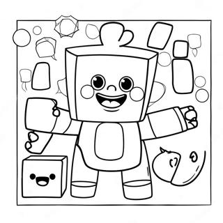 Alphablocks Coloring Page 10657-8740