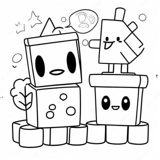 Alphablocks Fun And Playful Coloring Page 10658-8741