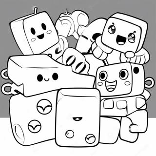 Alphablocks Fun And Playful Coloring Page 10658-8742