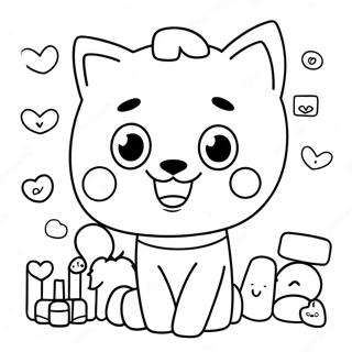 Alphablocks Fun And Playful Coloring Page 10658-8744