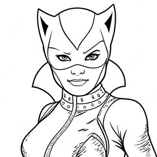 Catwoman Coloring Page 10677-8756