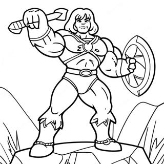 He Man Coloring Page 10717-8786