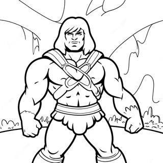 He Man Coloring Page 10717-8788