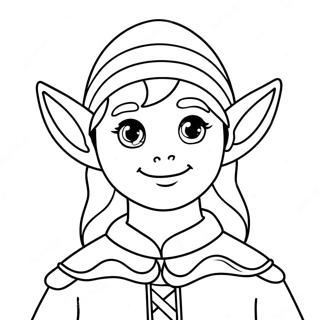 Elf Coloring Pages