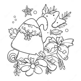 Christmas Cards Coloring Pages