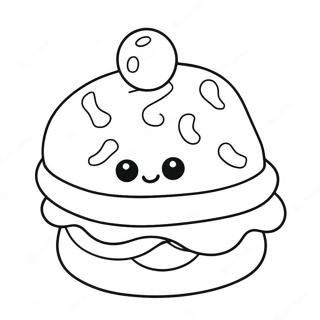 Cute Squishy Food Coloring Page 10748-8813