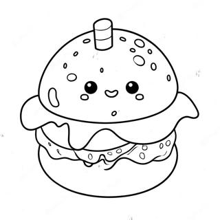 Cute Squishy Food Coloring Page 10748-8816