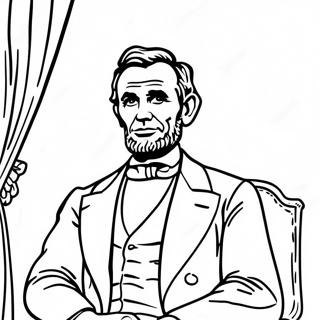 Abraham Lincoln Coloring Page 10757-8819