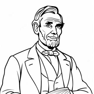 Abraham Lincoln Coloring Page 10757-8820