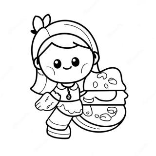 Girl Scout Cookie Coloring Page 10767-8827