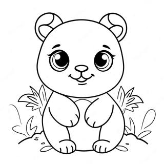 Moriah Elizabeth Cute Animal Coloring Page 10778-8837