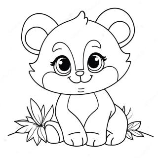 Moriah Elizabeth Cute Animal Coloring Page 10778-8840