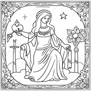 Tarot Coloring Page 10787-8843