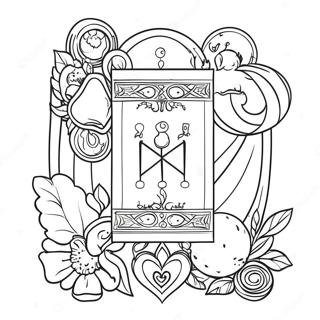 Tarot Coloring Page 10787-8844