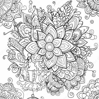 Rangoli Patterns Coloring Page 10807-8859