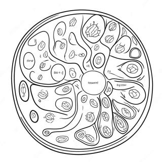 Plant Cell Diagram Coloring Page 10817-8867