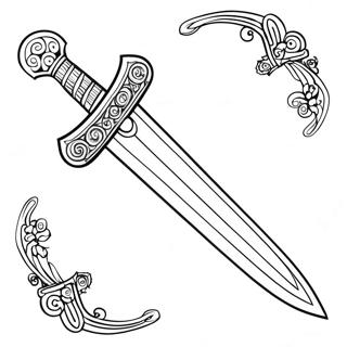 Sword Coloring Pages