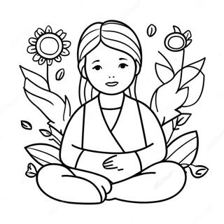 Self Care Coloring Page 10827-8875