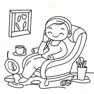 Relaxing Self Care Activities Coloring Page 10828-8879